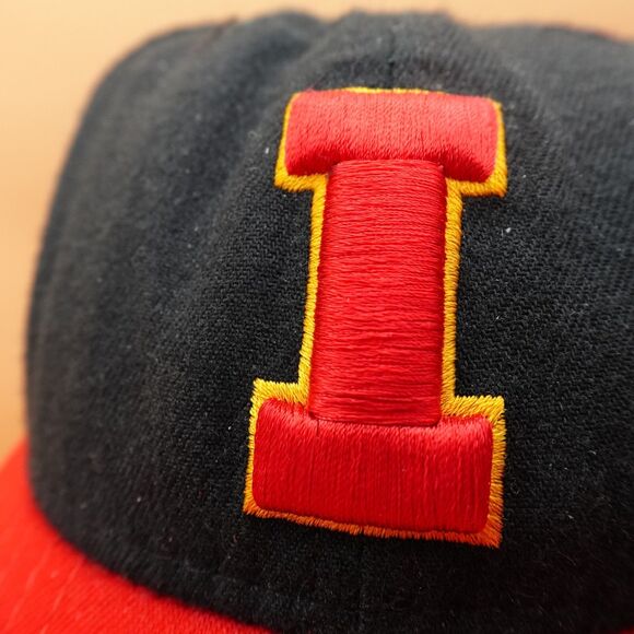 Vintage Iowa State Cyclones Hat Cap Fitted Mens 7 NCAA Baseball New Era 90s - Picture 2 of 11